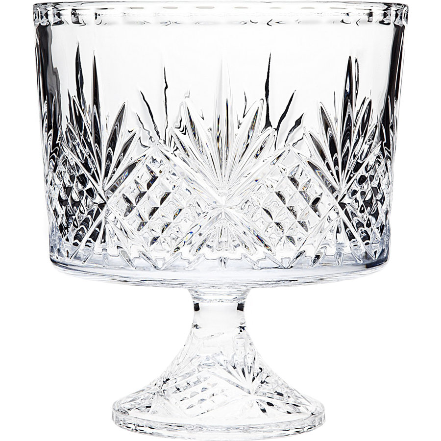 Dublin Crystal Dessert Trifle Bowl 143oz