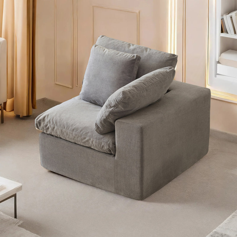 LEFT ARMREST Compressed Compression Sofa