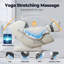 Faux Leather Heated Massage Chair-1254837803