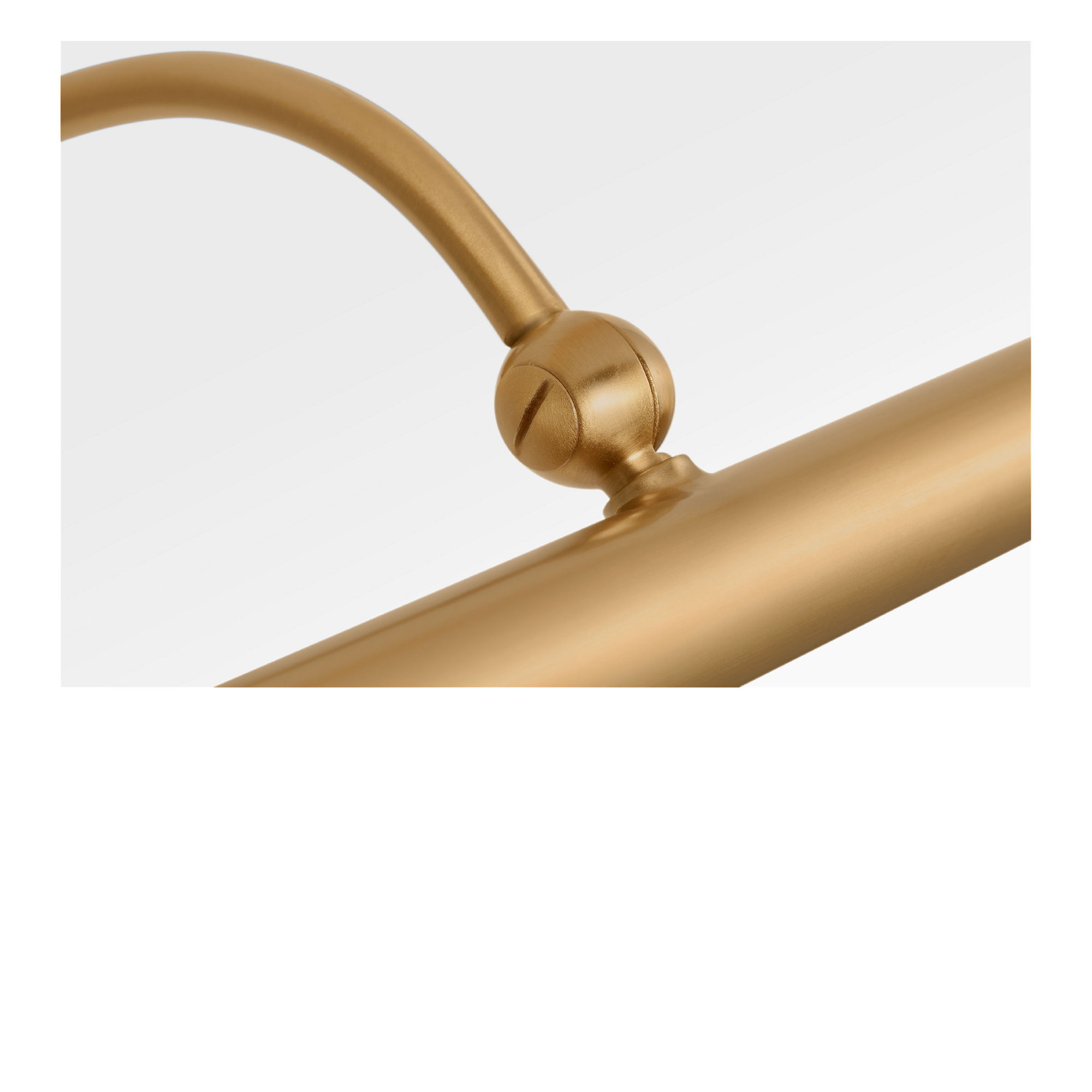 Linnea Picture Light, 2.38" H x 19.13" W x 9" D, Burnished Brass