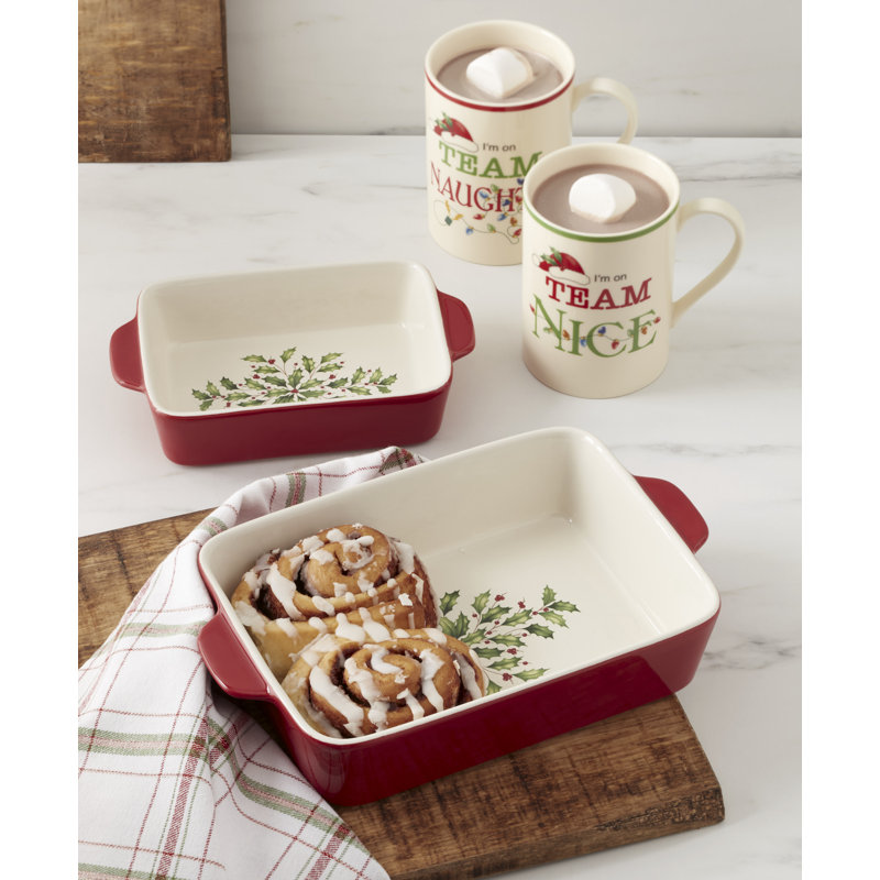 Holiday Rectangular Baking Dish, Medium
