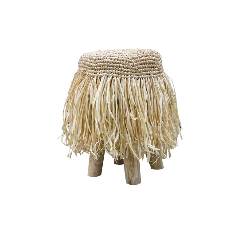 Duplessis Solid Wood Accent Stool