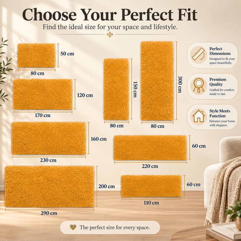 Adela Rectangle Shag Washable, Rectangle 80 x 150 cm