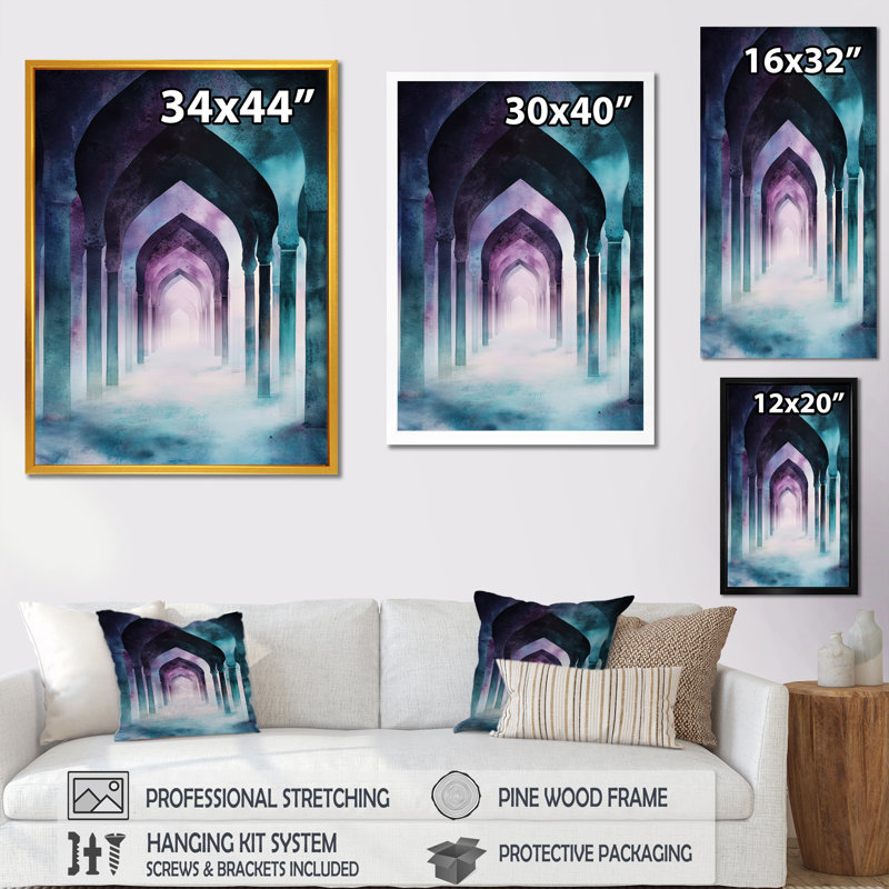 «Mystic Journey Of Sandstone», impression sur toile, H 20 po x l 12 po, Reproduction encadrée d'une seule photo sans pass