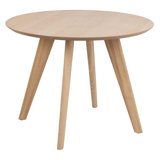 Alexandria Round Solid Wood Base Dining Table