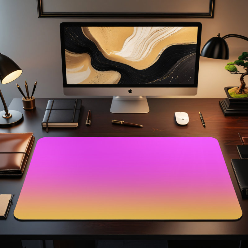 Polyester Desk Pad, 31.5x15.5