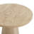 Round Solid Wood Base End Table-1021493189
