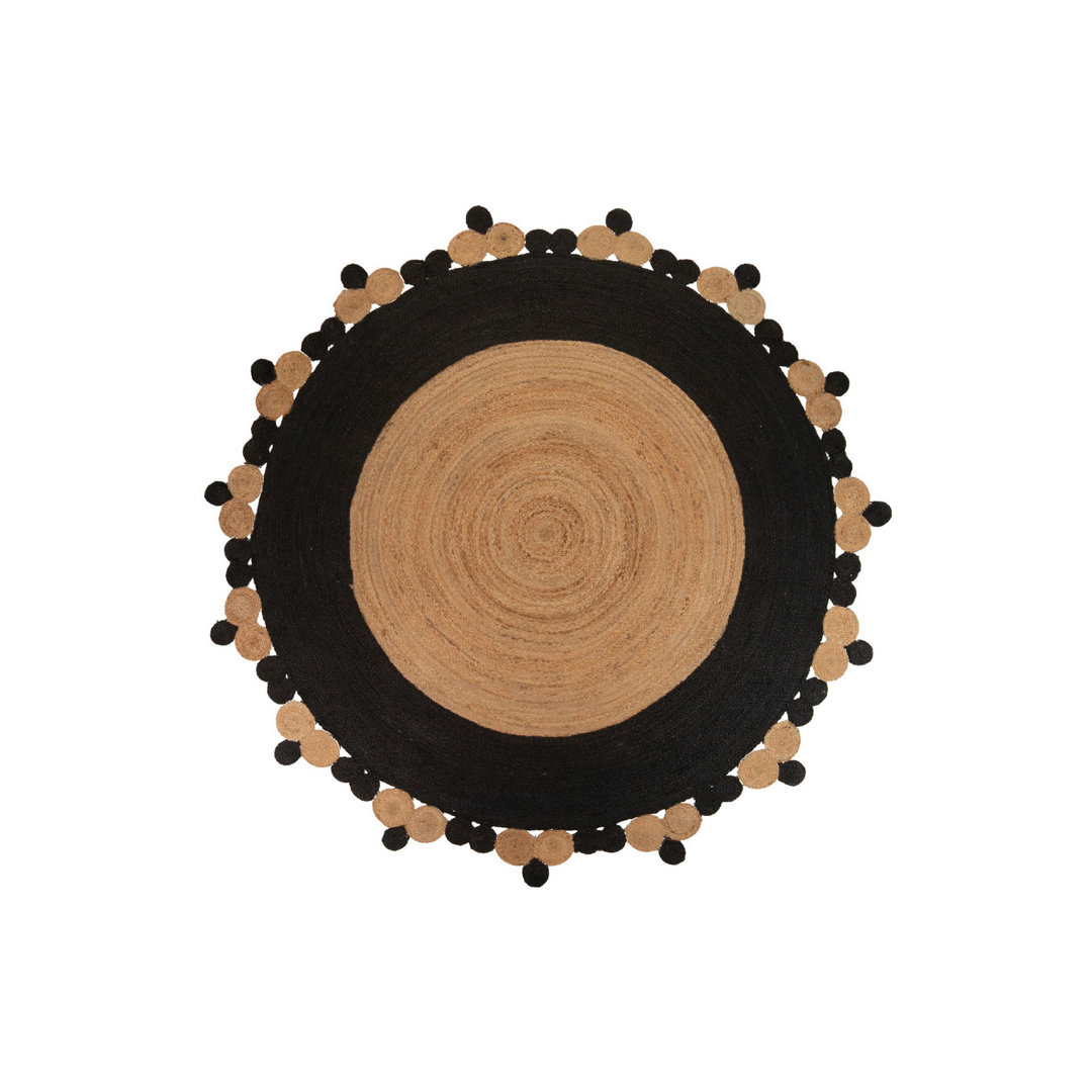 Natural Jute Rug 220x1x220 Cm