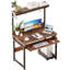 Bureau d'ordinateur 31,5 "avec huche, bureau peu encombrant, table d'étude, table de travail PC-1387960001
