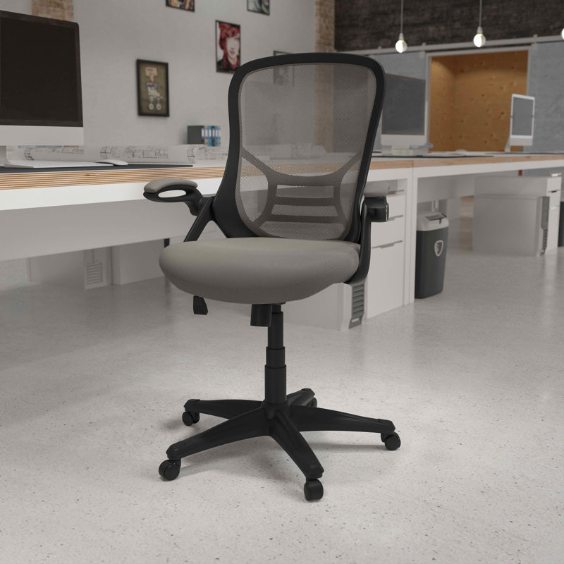 Chaise de bureau ergonomique Cappello, Gris clair