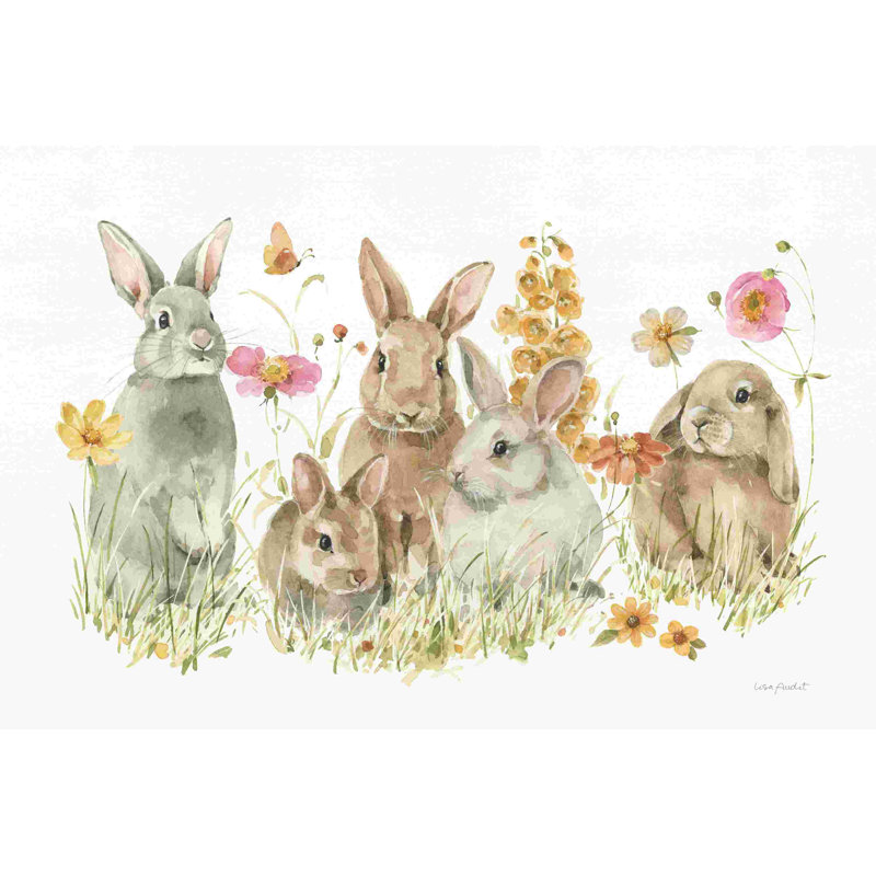 Farmhouse wall art: Hop On Spring I by Lisa Audit Print