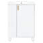 Meuble-lavabo de 24 po avec lavabo facile à nettoyer, porte à fermeture en douceur, rangement latéral ouvert, pieds en céramique compatibles avec robinet de 8 po, armoire