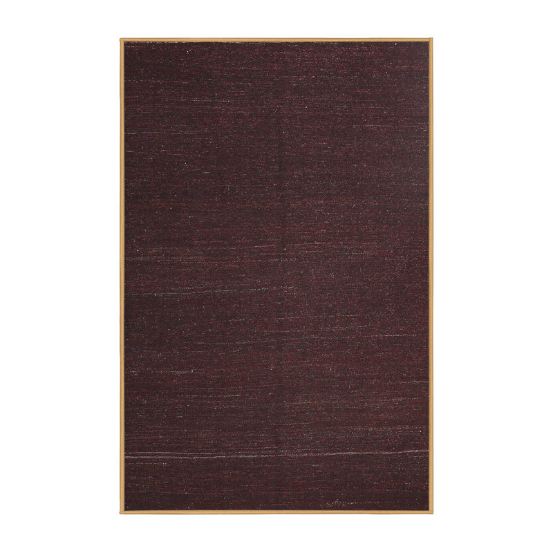 Tapis brun contemporain, Rectangle 8 pi x 10 pi