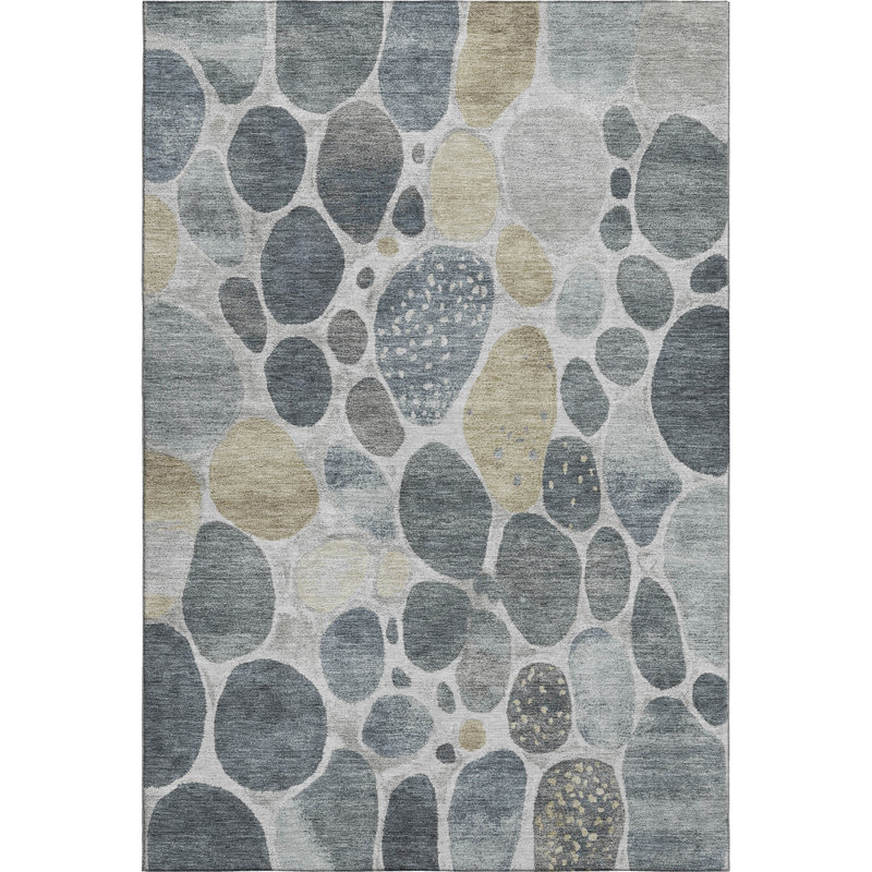 Premium Machine Washable Geometric Rug, Rectangle 8' x 10'