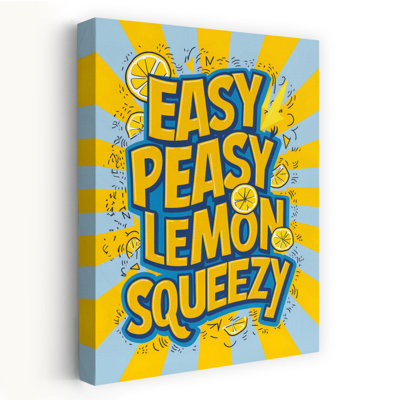 «Easy Peasy Lemon Squeezy», art mural contemporain