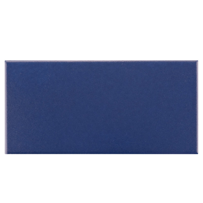 Piscina Brick 9-5/8 In. X 19-1/2 In. Porcelain Floor And Wall Tile, Blue