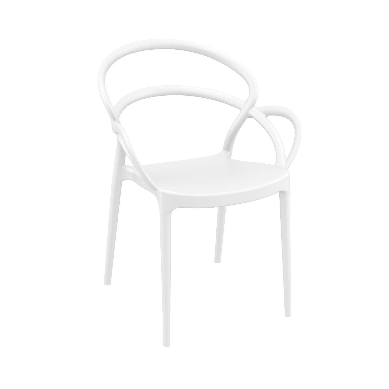 Farrah 3 Piece Bistro Set, White