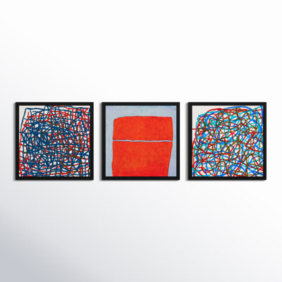 Tangerine. Set Of 3 by Stephanie Dennis