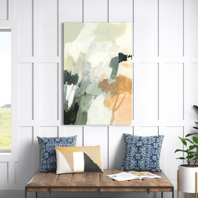 «Moss & Peach II» par Victoria Barnes, reproduction d'art sur toile tendue