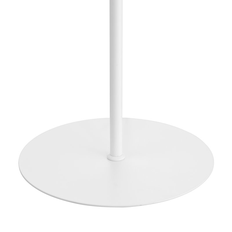Lampe sur pied Traditional, Blanc, Rose