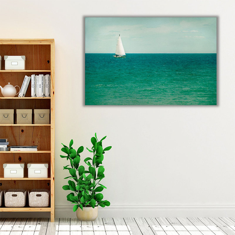 Mint Cottage Days III - reproduction d'art sur toile, H 20 po x l 30 po