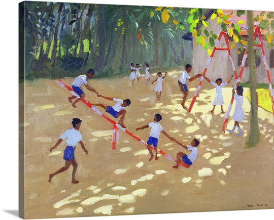 Reproduction d'art sur toile Elysha, H 24 po x l 30 po x P 1,25 po
