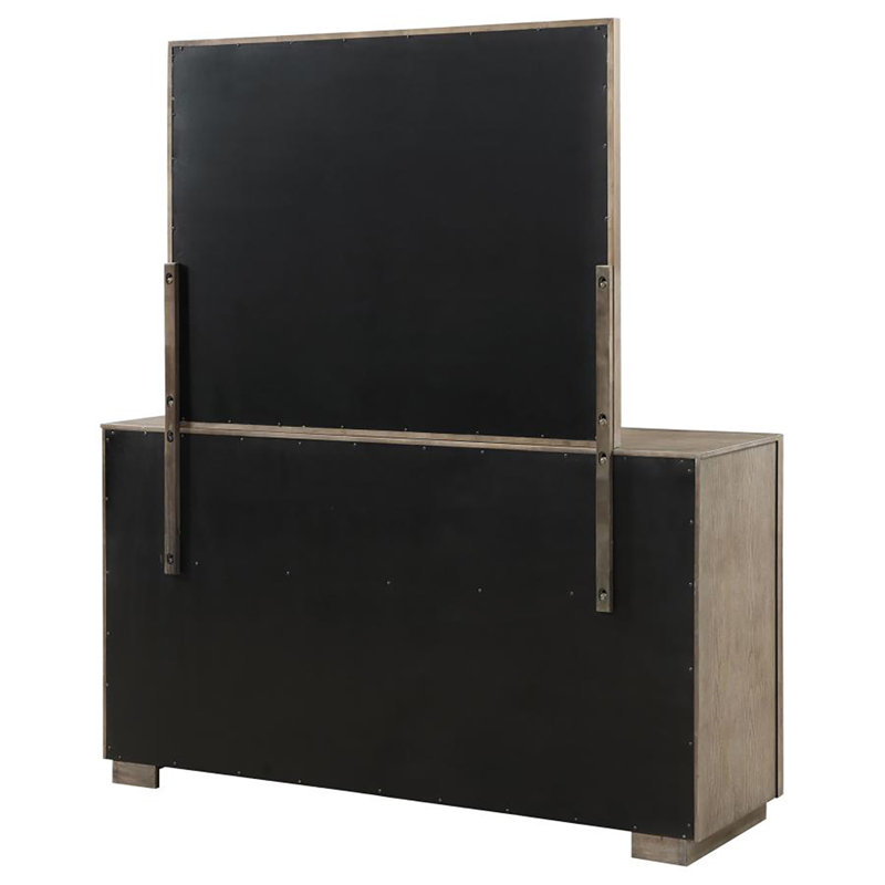 Commode 8 tiroirs avec miroir Hauge