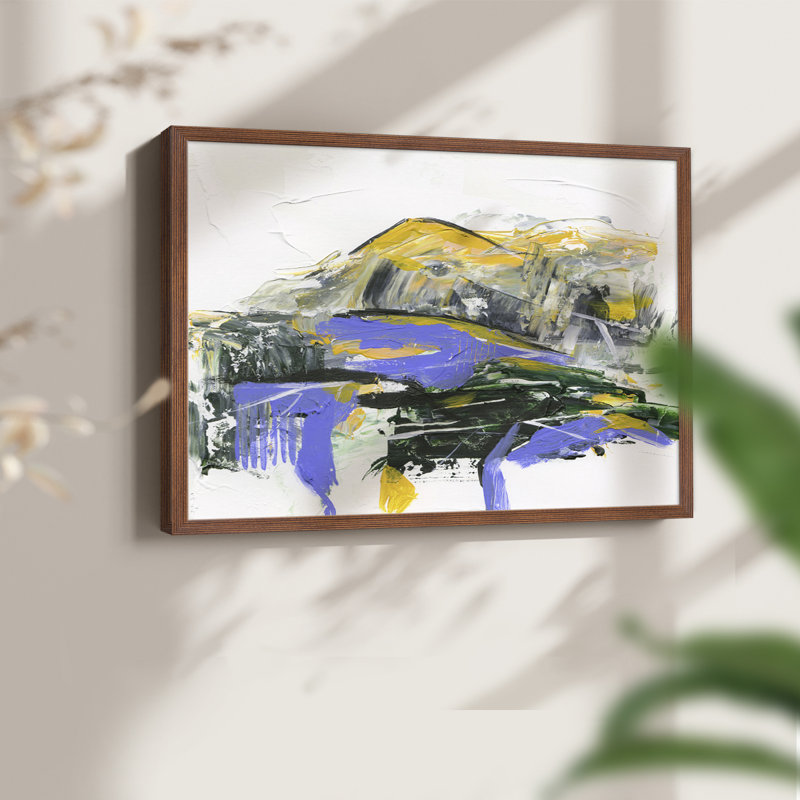 Silent Mountain V -Framed Print - Restickable