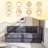 Chenille Convertible Folding Sleeper Sofa Bed Futon Couch Mattress Combo Set-1970928626