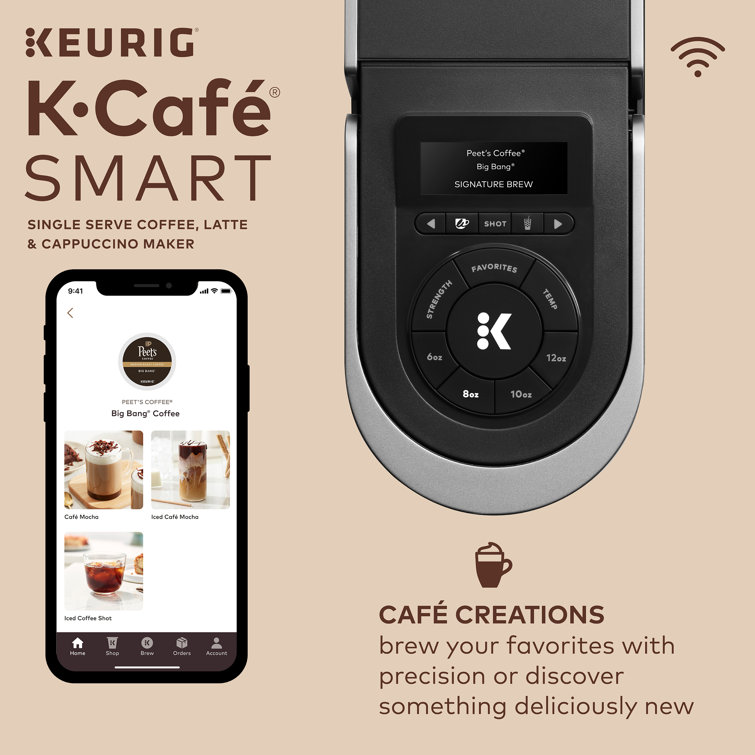 Keurig K-Cafe Smart Coffee Maker Latte & Cappuccino Maker Brand