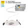 Lotos Selectable Color Temperature Dimmable Air-Tight IC Rated LED Canless Recessed Lighting Kit