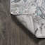 Tapis gris / turquoise Swirl-1694523740