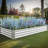 Rectangle Metal Raised Garden Bed ()-350085131-350085141