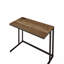 Walnut & Black Finish Writing Desk W/Usb-1674287769
