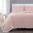 Bonnie Double Frayed Ruffled Edge Cotton Quilt Set-99175788-99175787
