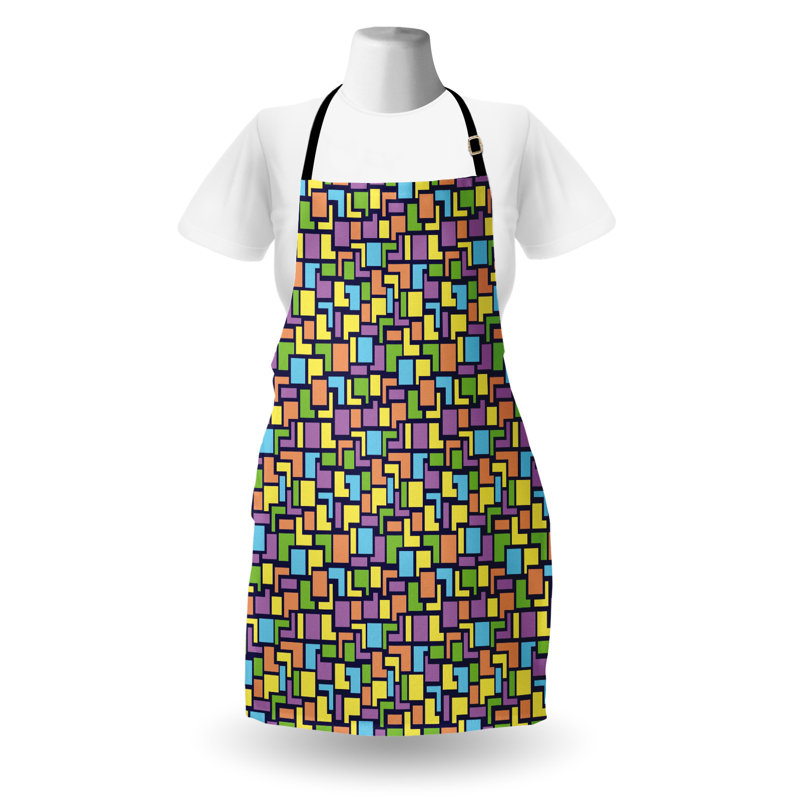 Geometric Bib Apron