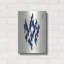 «Lark Manor ™« Blue Woodblock 3 »par Incado, art mural en métal-1382541098