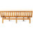 Slat Paneled Wood Daybed With Water- Cushions, Easy To Convert, 76.18" W X 40.96" D 12.9" H Convertible Paneling And Cushion Covering, H, Model
