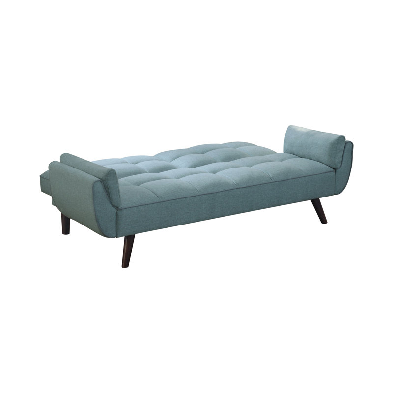 Lashanae Upholstered 83.5'' Sleeper Sofa, Turquoise Blue