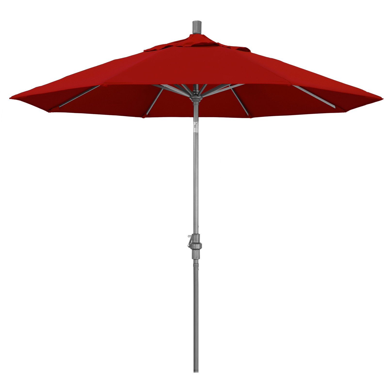 Romany 9' Sunbrella® Umbrella, Canvas Jockey Red Sunbrella® Canvas