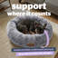 Silentnight Calming Plush Donut Pet Bed-55843483-93676162