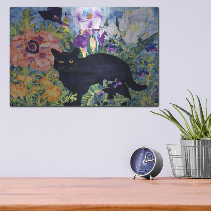«Black Cat Magic» par Carissa Luminess, H 12 po x l 16 po