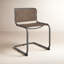 Chaise d'appoint rembourrée en cuir Otelia-1100267525