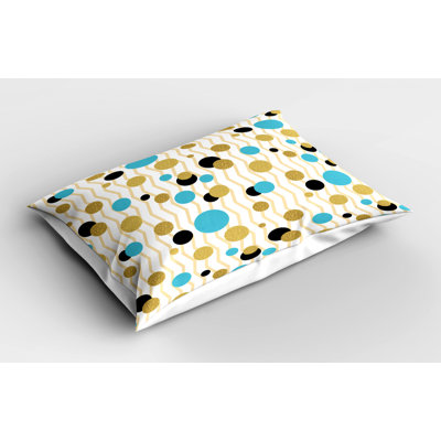 Trippy Polyester Polka Dots Sham Set