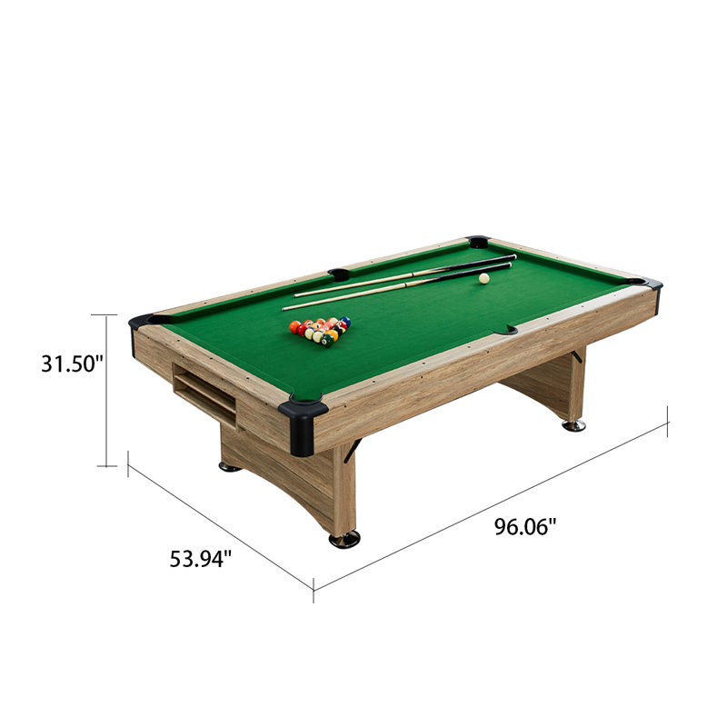 2 Game Multi Game Table, 31.50" H x 96.06" L x 53.94" W