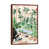 Classic Brown Wood Floater Framed