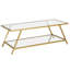 Table basse en acier et verre 48 po Yair-1689977295
