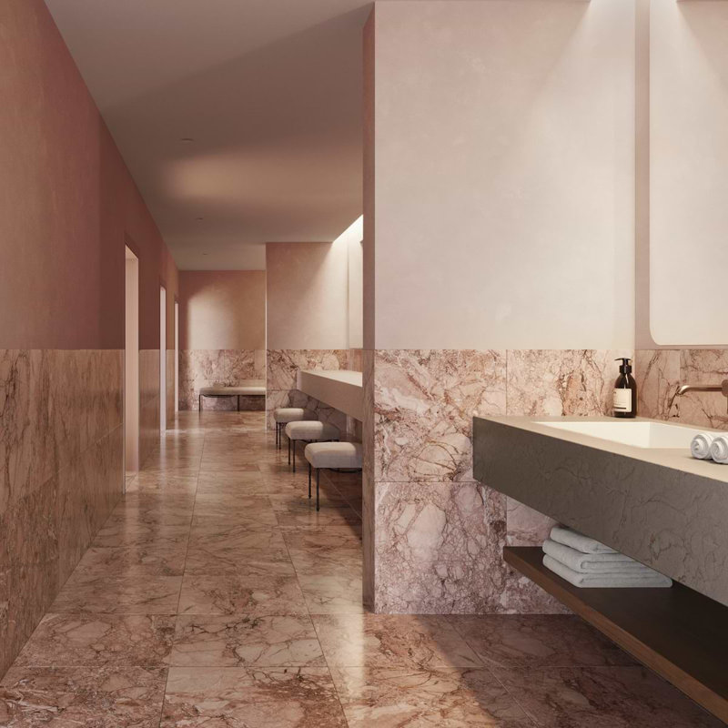 Breccia Pernice 24X24 Honed Marble Floor & Wall Tile