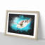 Green Turtle - Picture Frame Graphic Art Print-56863356-56863358