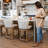 Maven Lane Hugo Stool with Fabric Upholstery-61984044-61984045